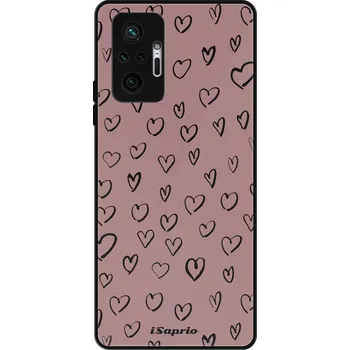 Pouzdro na mobilní telefon Lesklé pouzdro Exclusive iSaprio - Heart Dark - Xiaomi Redmi Note 10 Pro