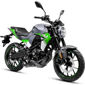 malá motorka Motocykl NAKED 50cc 4t Barton Motors Černo-zelená