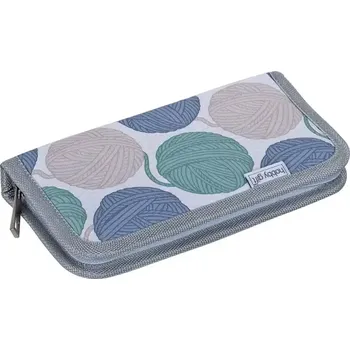 Organizér galanterie Malé pevné pouzdro na háčky - Klubíčka (Knitting Needle Case, interchangeable Yarn balls)