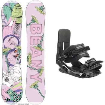 Snowboarding Beany LOVE dívčí snowboard + Hatchey Tactic Junior vázání 120 cm + EU 33-39 + DÁREK + Doprava ZDARMA