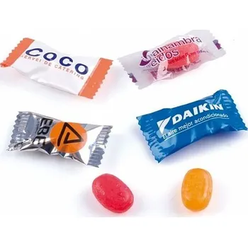 Cukrovinka Reklamní bonbóny flow pack 100kg
