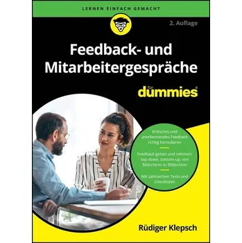 Feedback- und Mitarbeitergespräch für Dummies - Klepsch, Rüdiger