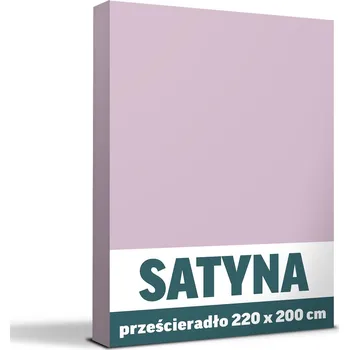 Prostěradlo Prostěradlo na horké léto 220x200cm SATÉN BAVLNA s certifikátem - růžové