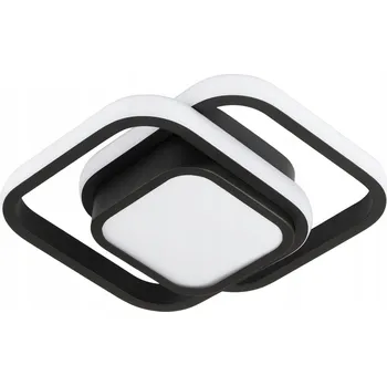 Stropní Svítidlo Lumino černý dvojitý kosočtverec moderní LED 30W 4000K