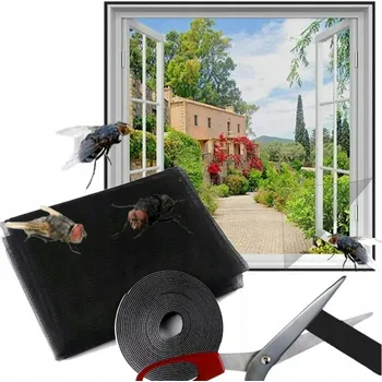 Moskytiéra do okna 180 cm x 150 cm