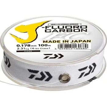 DAIWA Vlasec J-Fluorocarbon Leader 100m Clear PRŮMĚR [ mm ]: 0,393mm, NOSNOST [ kg ]: 9,2kg