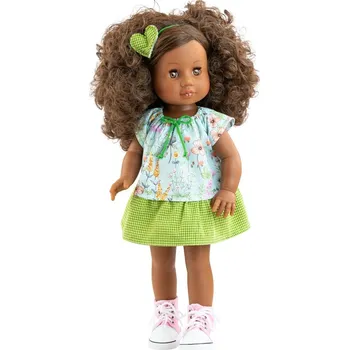 Panenka Realistická panenka černoška Dolores od f. Paola Reina ze Španělska (Panenka Soy Tú 42 cm)