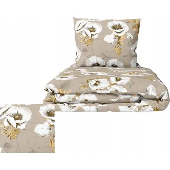 Povlečení Sada Povlečení 160x200 + 2x 70x80, 100% Bavlna , 140g/m2, Polské mák B