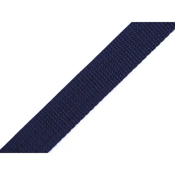 Popruh polypropylenový šíře 25 mm tloušťka 2 mm, barva 20 modrá tmavá