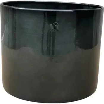 Květináč Květináč kovový Ø 21 x 18 cm modrý