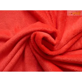 flanel fleece červený