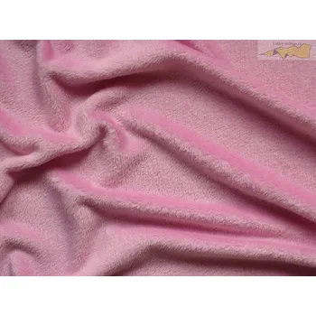 coral fleece 144 růžový
