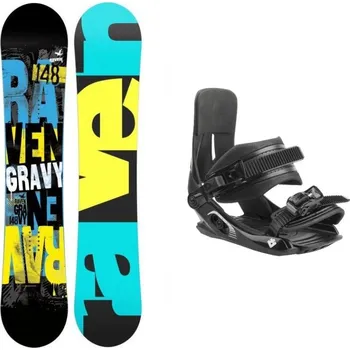 Snowboard Raven Gravy junior mini dětský snowboard + Hatchey Tactic Junior vázání 100 cm + EU 33-39 + DÁREK + Doprava ZDARMA