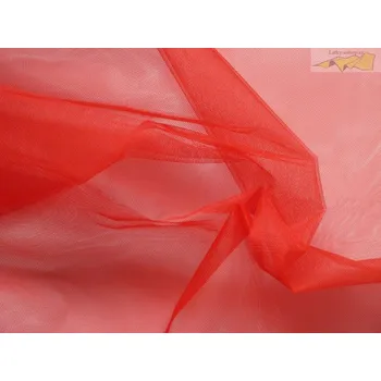 tyl savoia červený š. 300cm