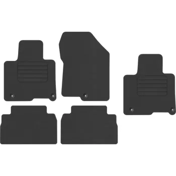 autokoberec Kobercové rohožky Edecor velurové 5 ks