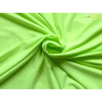 neonově zelený bavlněný úplet punto