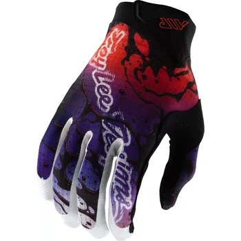 Cyklistické rukavice Troy Lee Designs Air Glove Drip M black/purple