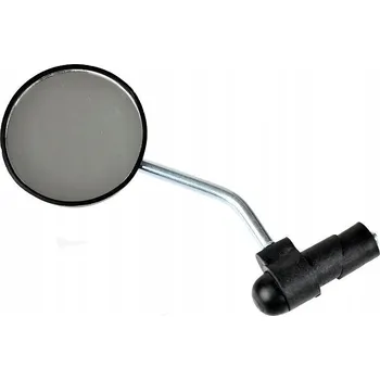 Zrcátko na kolo Kulaté zpětné zrcátko na kolo 7 cm, montáž do řídítek pomocí rozpěrného kolíku