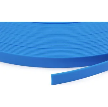 Popruh silikonový voděodolný, na vodítka šíře 15 mm, barva 2 modrá