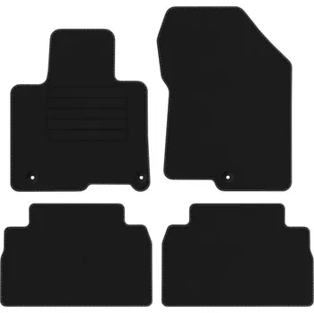 autokoberec Kobercové rohože Edecor velurové 4 ks