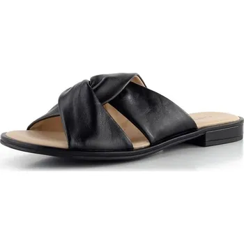 Dámské pantofle Caprice černé kožené pantofle 9-27100-42 - 40 | P694660