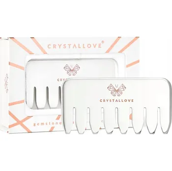 hřeben CRYSTALLOVE Cryo ice comb - Hřeben na masáž pokožky hlavy a těla z oceli