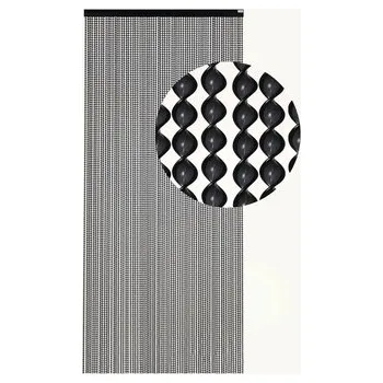 Závěs do dveří Nova antracit 90x215 cm