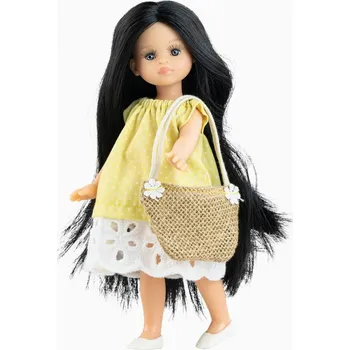 Panenka Realistická panenka Judith s černými vlasy od f. Paola Reina ze Španělska (Las Miniamigas)