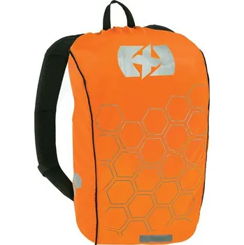 Osvětlení pro motocykl OXFORD vodotěsný reflexní kryt batohu barva oranžová/šedý (starý kód: RE463O) (OXFORD vodotěsný reflexní kryt batohu barva oranžová/šedý (starý kód: RE463O))