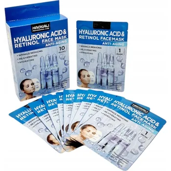 Pleťová maska HYDRATAČNÍ MASKA V PLÁTKU S KYSELINOU HYALURONOVOU A RETINOLEM