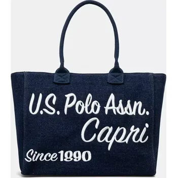 Bavlněná taška U.S. Polo Assn. Pool tmavomodrá barva, BEU2P8697WCO 59J, vel. ONE SIZE