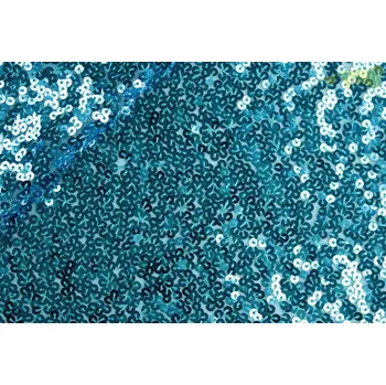 tyrkysová flitrová látka margot