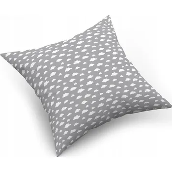 Povlak na polštářek Povlak na polštářek "jasiek" 40x40 100% BAVLNA Obláčky Šedé Mini