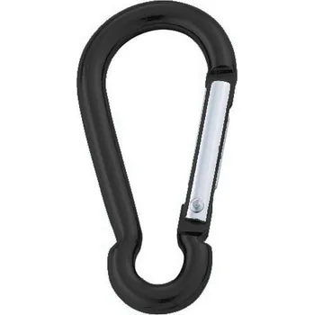 Jištění KARABINA HLINÍKOVÁ 6 x 60 černá