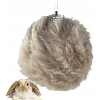 Vánoční dekorace Kožešinová vánoční koule na vánoční stromeček, ozdoba 9 Cm, vánoční dekorace