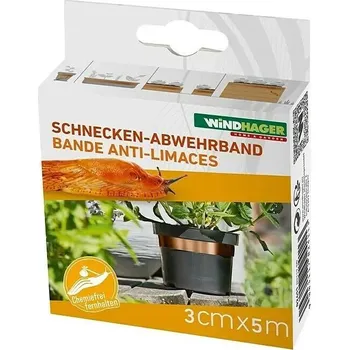 Lepicí páska Windhager Páska proti slimákům, 3 cm × 5 m, měď&nbsp;02411