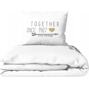 Povlečení POVLEČENÍ 160x200cm 3 dílné BAVLNA SATÉN Together