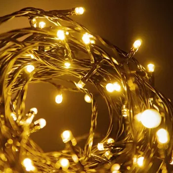 Vánoční osvětlení Tesla LED světelný řetěz, 10 m, teplá bílá VO23148MWW