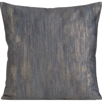 Povlečení Sametový povlak na polštář ESTEL s reliefním vzorem - grafitový