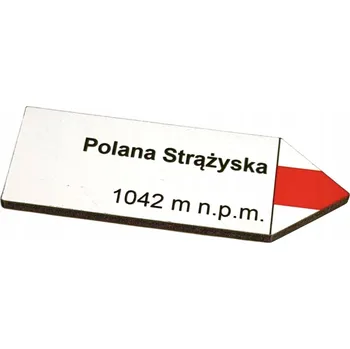 Obraz Magnet turistická cedulka POLANA STRĄŻYSKA Tatranské údolí