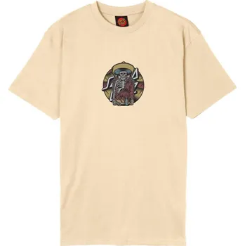 SANTA CRUZ triko - Guzman Dining Dot T-Shirt Vanilla (VANILLA) velikost: M