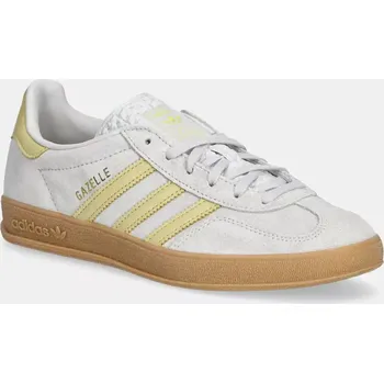 Pánská obuv Semišové tenisky adidas Originals Gazelle Indoor šedá barva, JS4145 09X, EUR 39 1/3