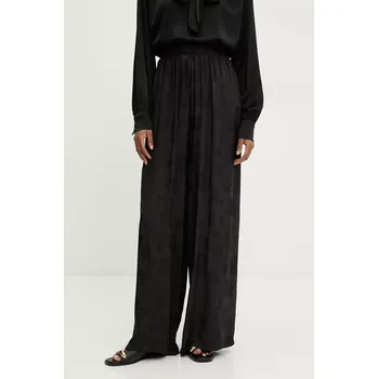 Dámské kalhoty Kalhoty Answear.LAB dámské, černá barva, široké, high waist 93006.IWK 99X, vel. S