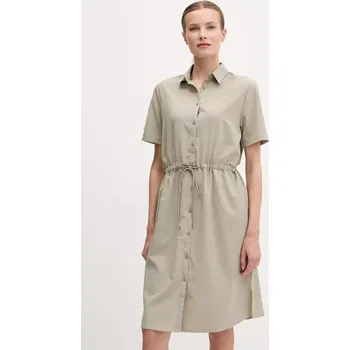 Dámské šaty Šaty Jack Wolfskin Waimea zelená barva, mini, A63887 97B, vel. XS