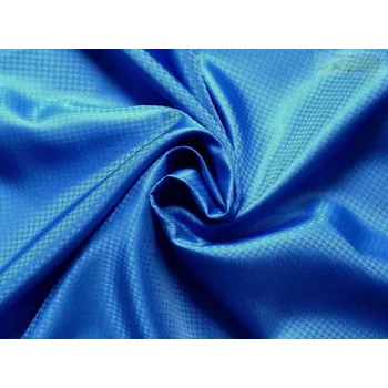 žakárová podšívka pied 352 kohoutí stopa modrá