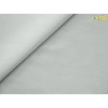 bavlněný satén v barvě avorio