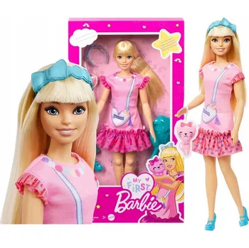 Panenka Barbie Moje První Panenka s koťátkem HLL19