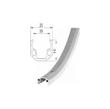 Ráfek na kolo Remerx ráfek 559x19 36děr stříbrná