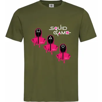 Pánské oblečení Tričko Squid Game Druh: Pánské, Barva: Khaki, Velikost: XL