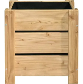 Truhlík Truhlík dřevěný Douglas 40 x 40 x 40 cm přírodní